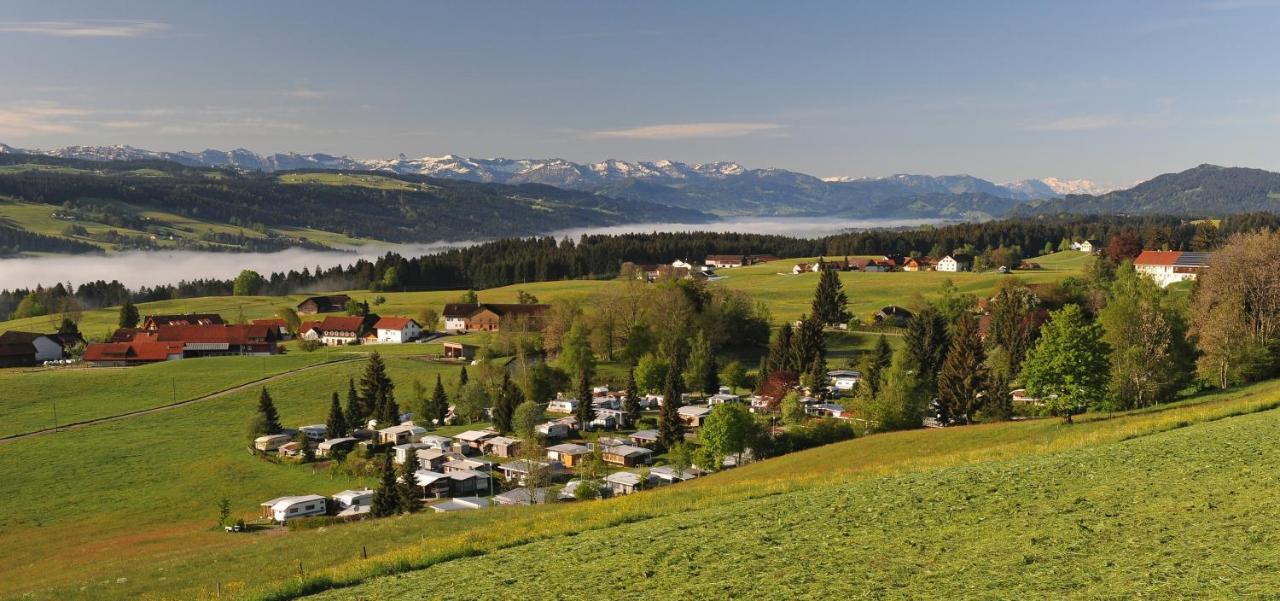 Blockhaus Campingplatz Alpenblick Вайлер-Зіммерберг Екстер'єр фото